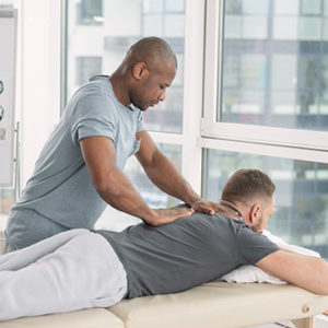 Massage: Upper Back Pressure, Hand & Foot Massage