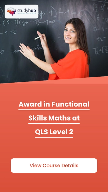 Award in Functional Skills Maths at QLS Level 2