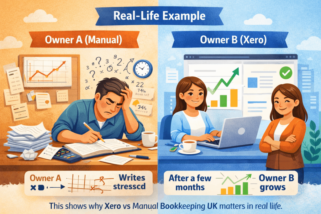 Xero vs Manual Bookkeeping UK: Which Is Better for Small Businesses in 2026?