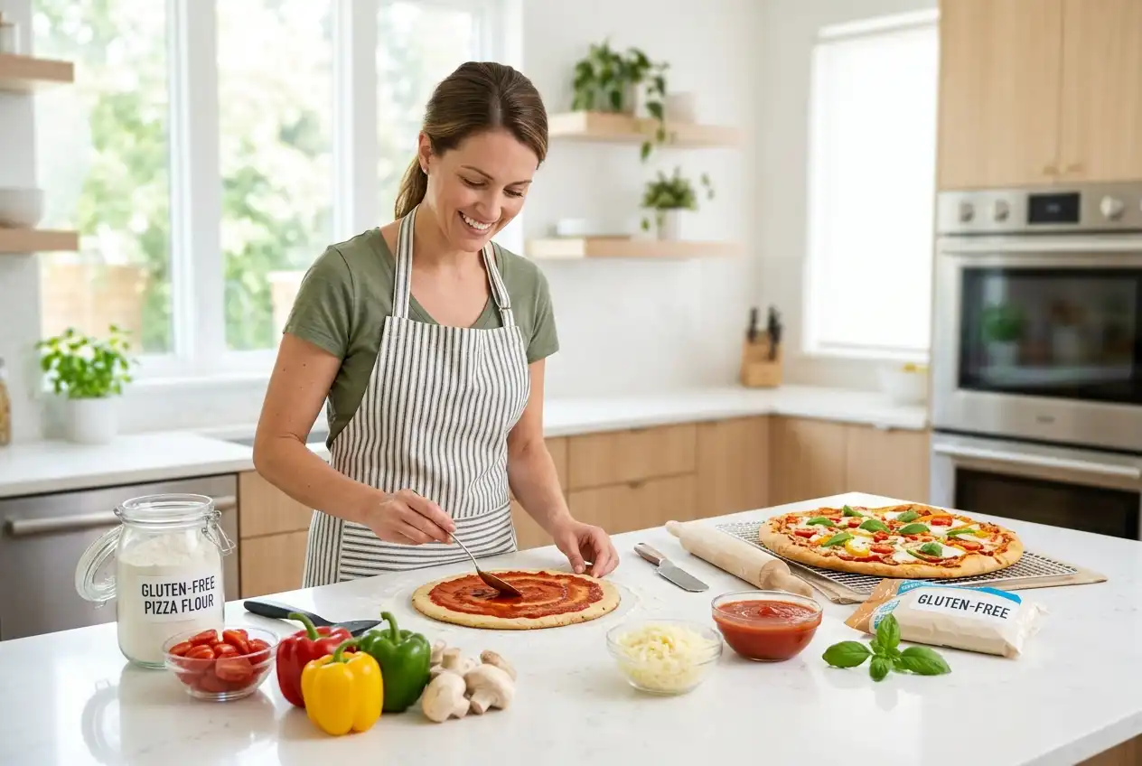 Easy Peasy Gluten Free Pizza