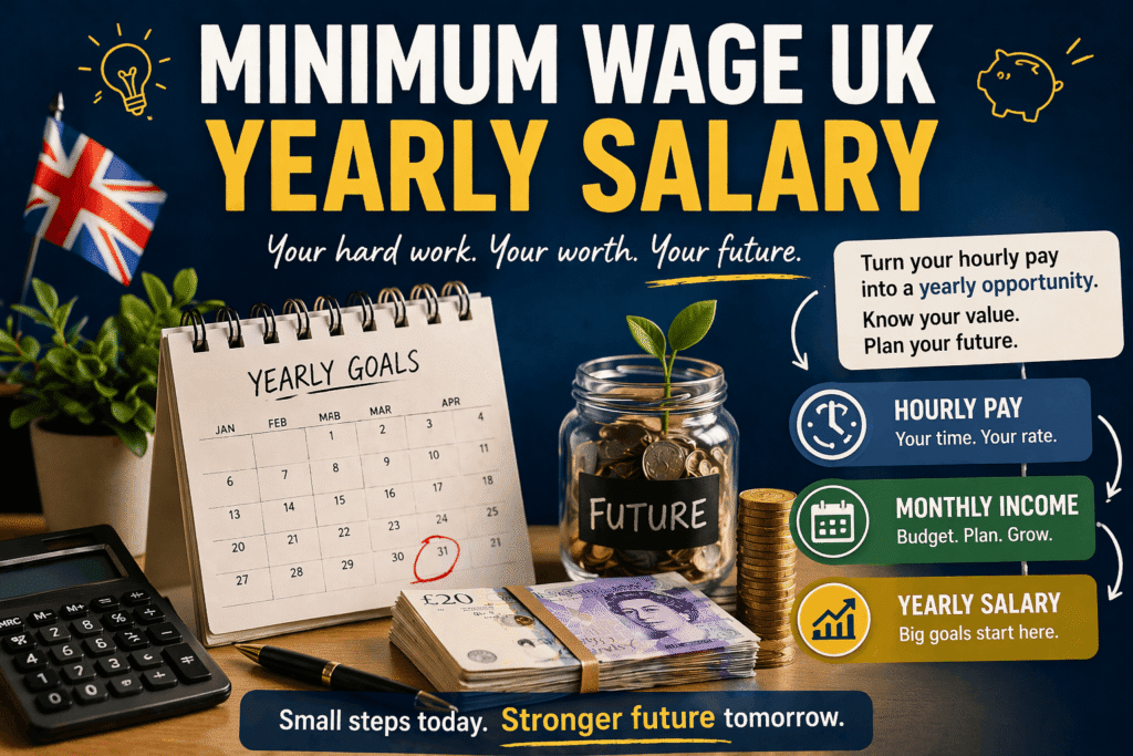 Minimum Wage UK 2026: Rates, Per Hour Pay and Salary Guide
