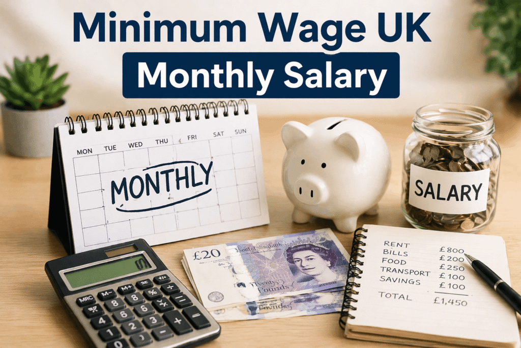 Minimum Wage UK 2026: Rates, Per Hour Pay and Salary Guide
