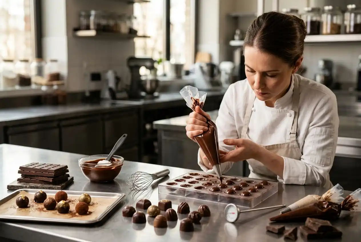 Pastry Chef Training - Chocolate Making