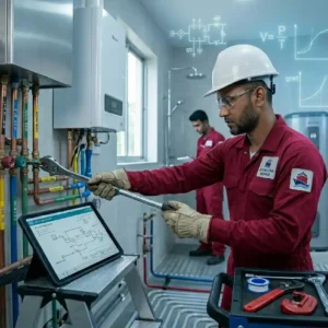 Plumbing for various appliance (Gas, electric, septic, rainfall, heating etc)