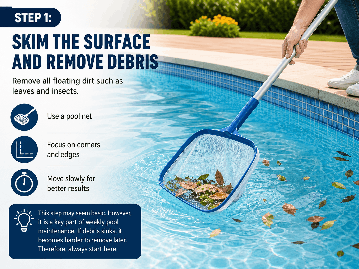 How to Maintain Your Pool: Weekly Pool Maintenance in 15 Minutes